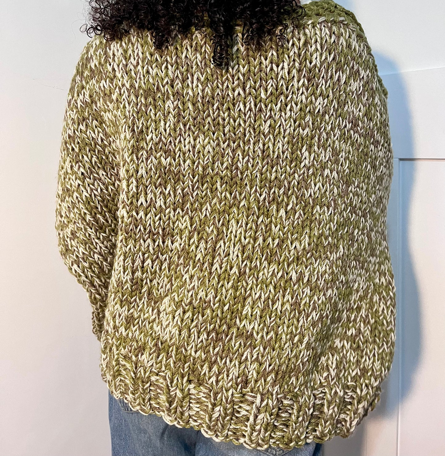 OLIVE KNIT JUMPER