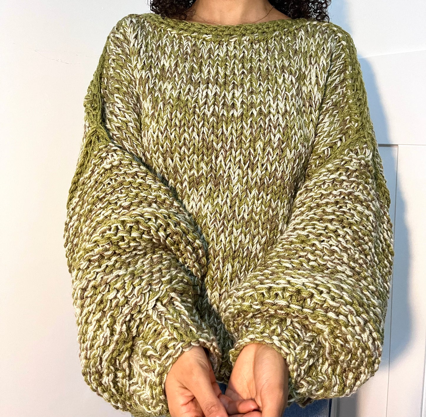 OLIVE KNIT JUMPER