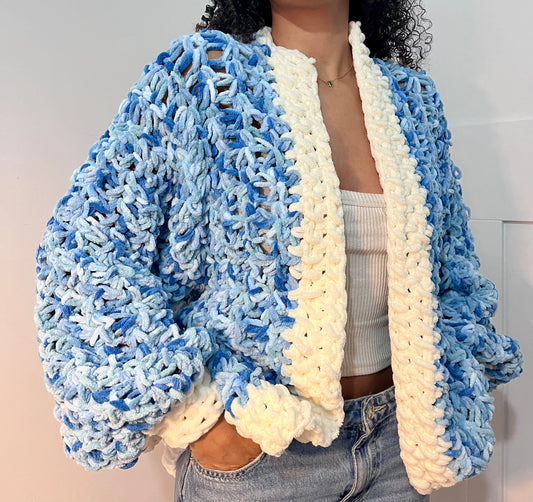 BLUEBERRY CROCHET CARDI