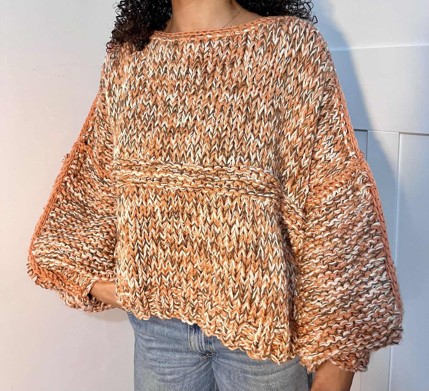 PEACH KNIT JUMPER