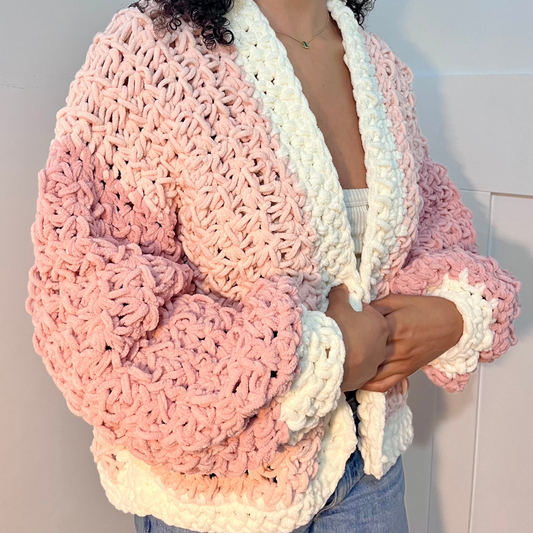 LYCHEE CROCHET CARDI