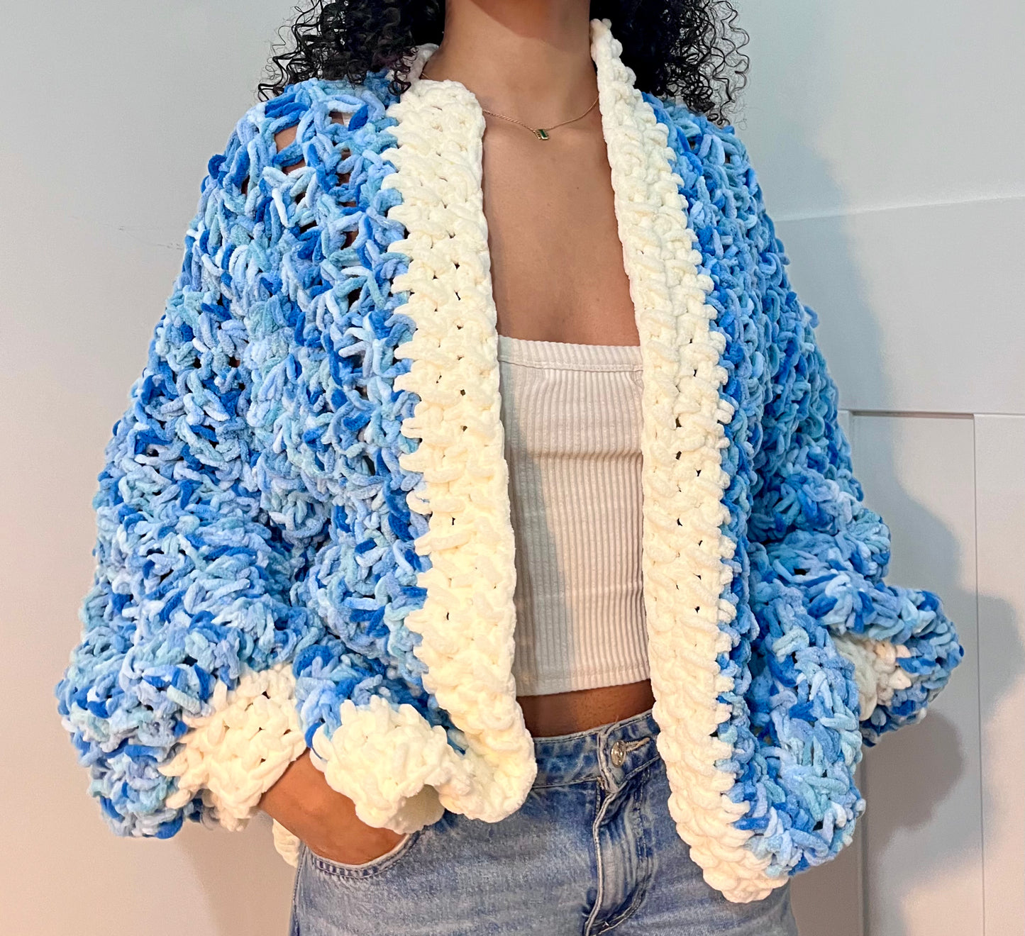 BLUEBERRY CROCHET CARDI