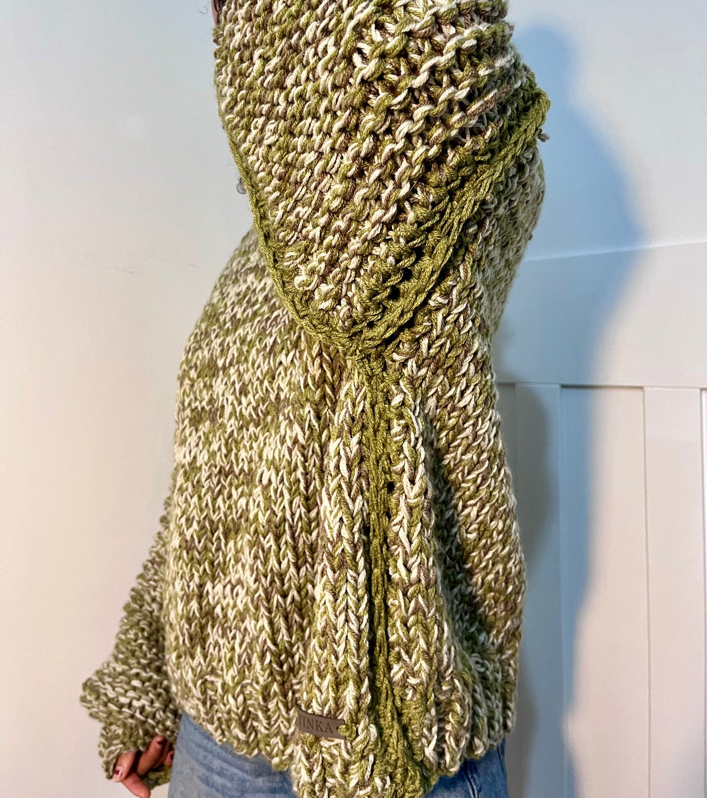 OLIVE KNIT JUMPER