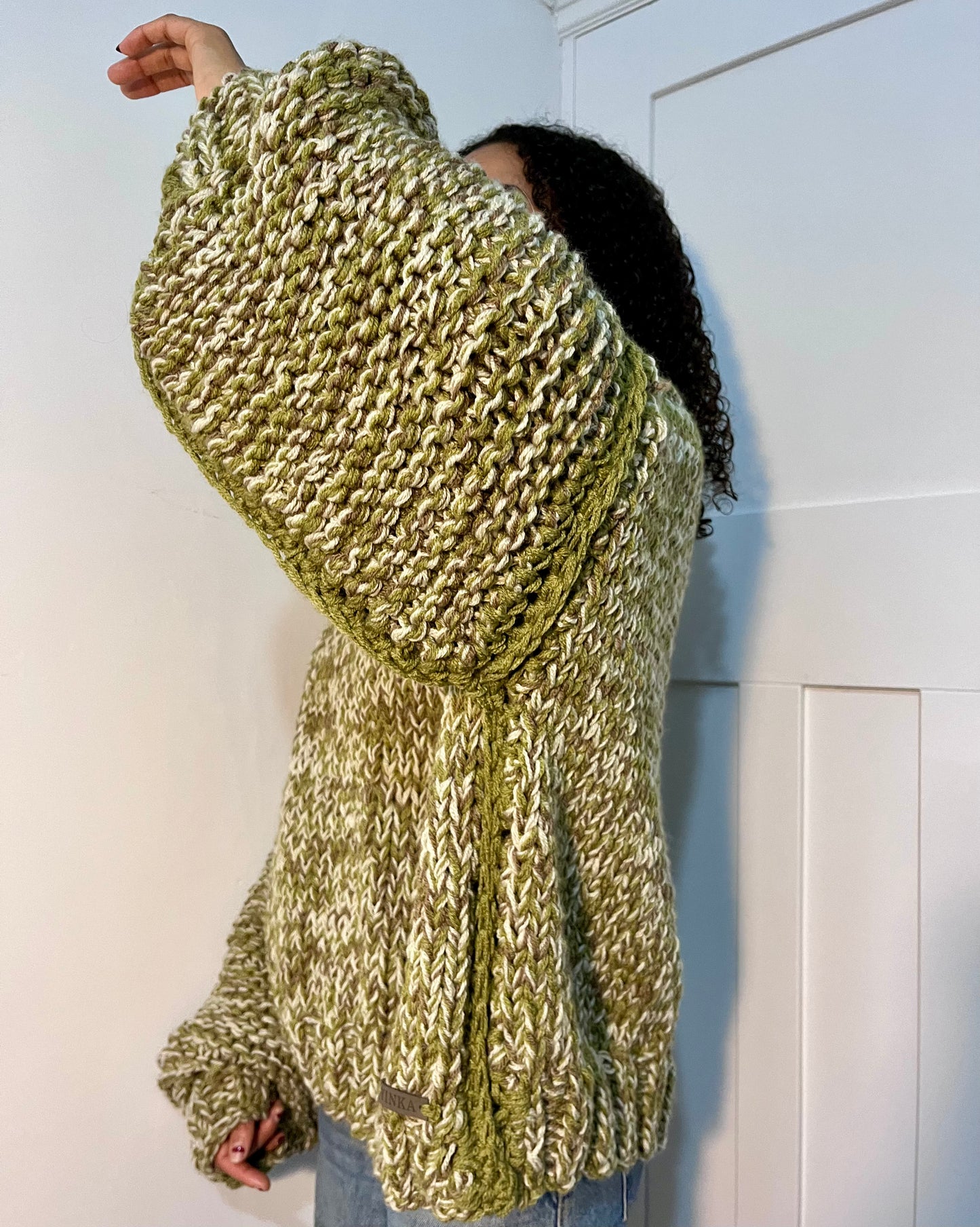 OLIVE KNIT JUMPER