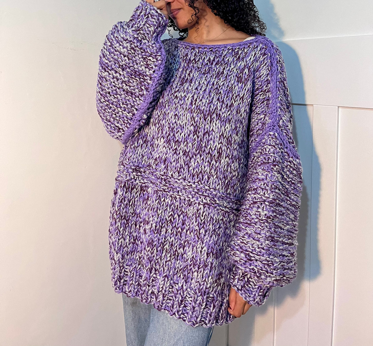 VIOLET KNIT JUMPER