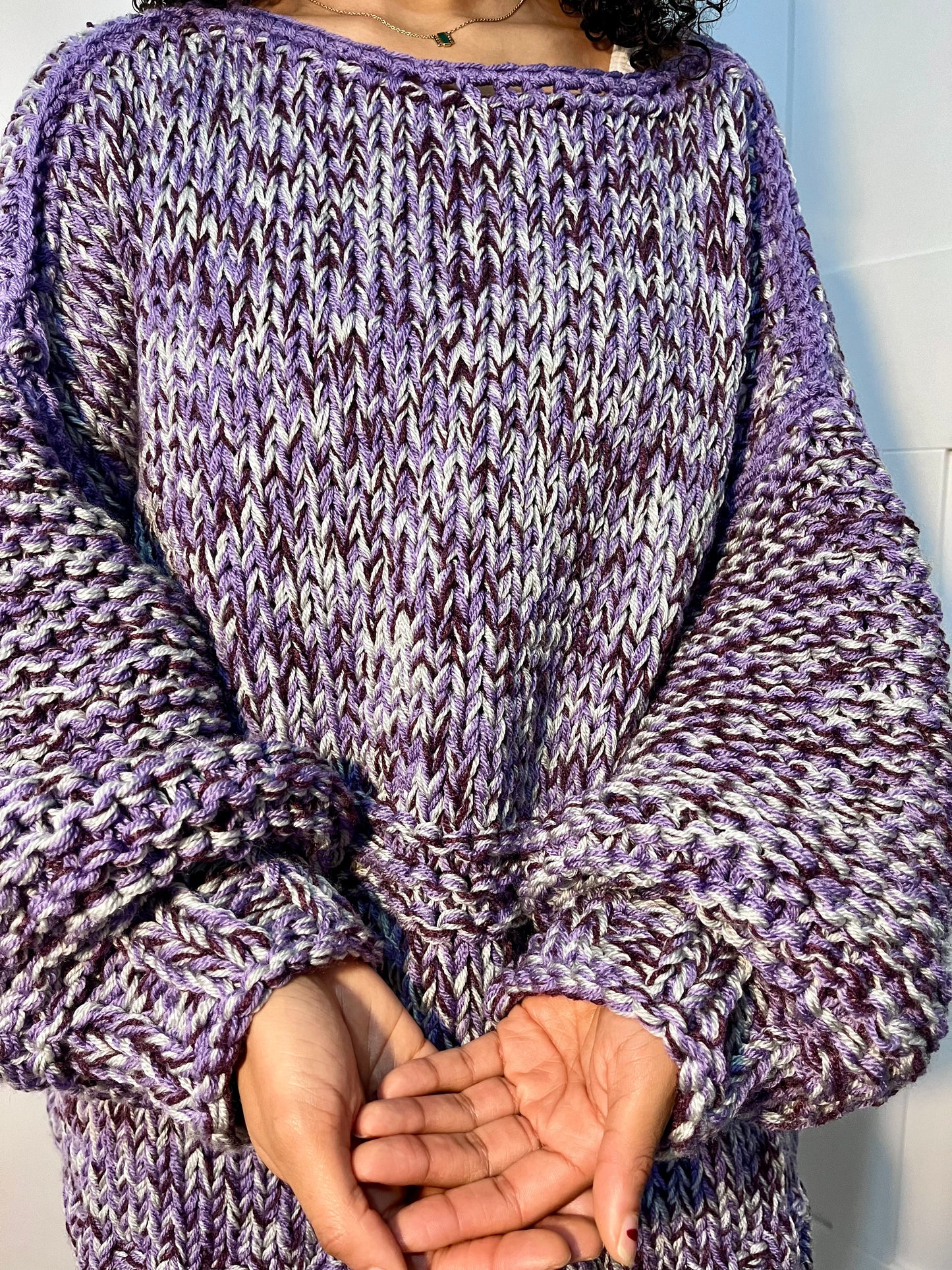 VIOLET KNIT JUMPER